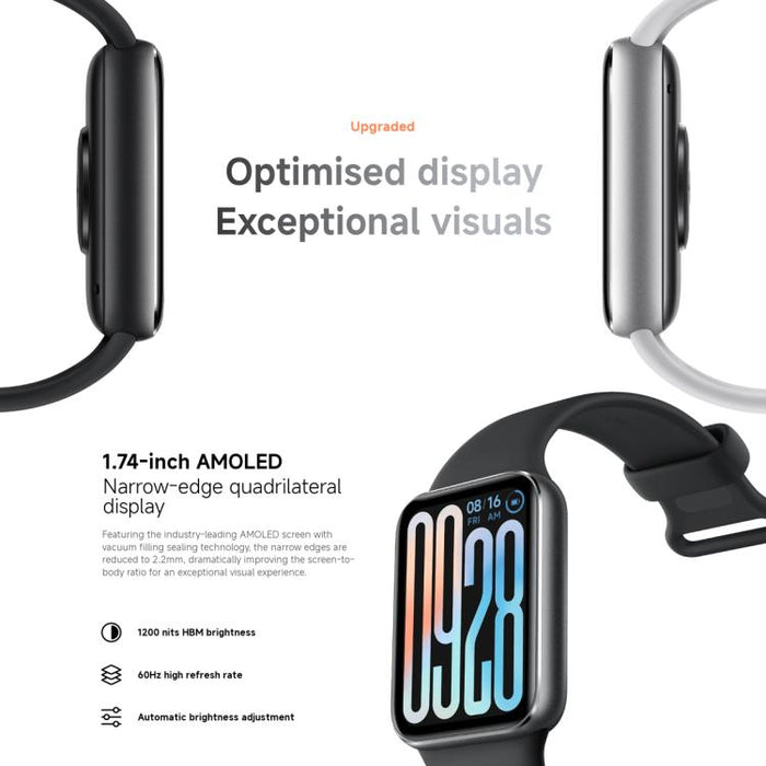 Original Xiaomi Smart Band 9 Pro Global – 1.74" AMOLED, 5ATM, Heart Rate & Blood Oxygen
