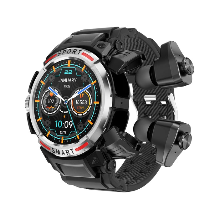 OVISEN T100 2-in-1 Smart Watch with Bluetooth Headset – 1.39" TFT, Blood Oxygen