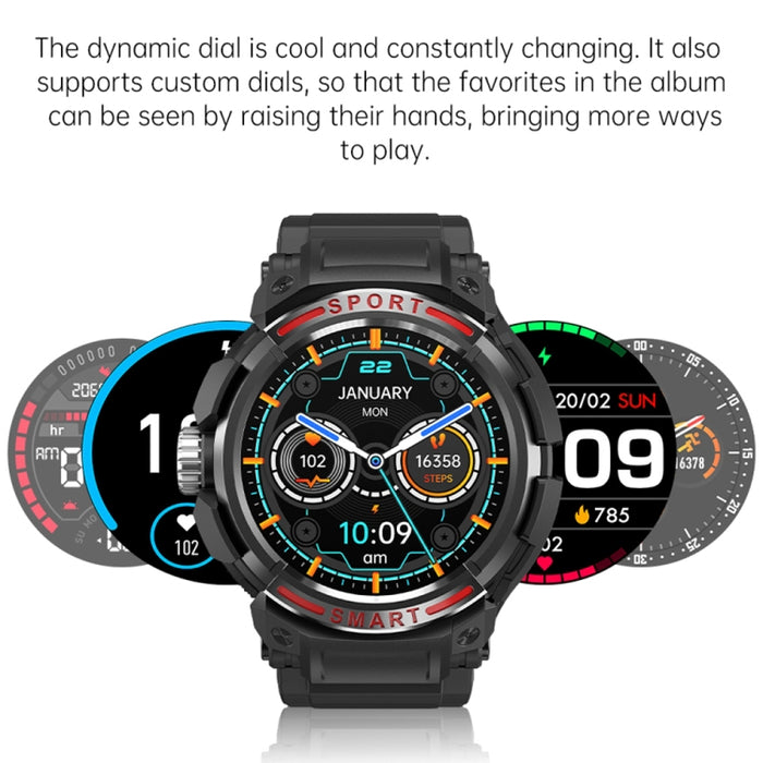 OVISEN T100 2-in-1 Smart Watch with Bluetooth Headset – 1.39" TFT, Blood Oxygen