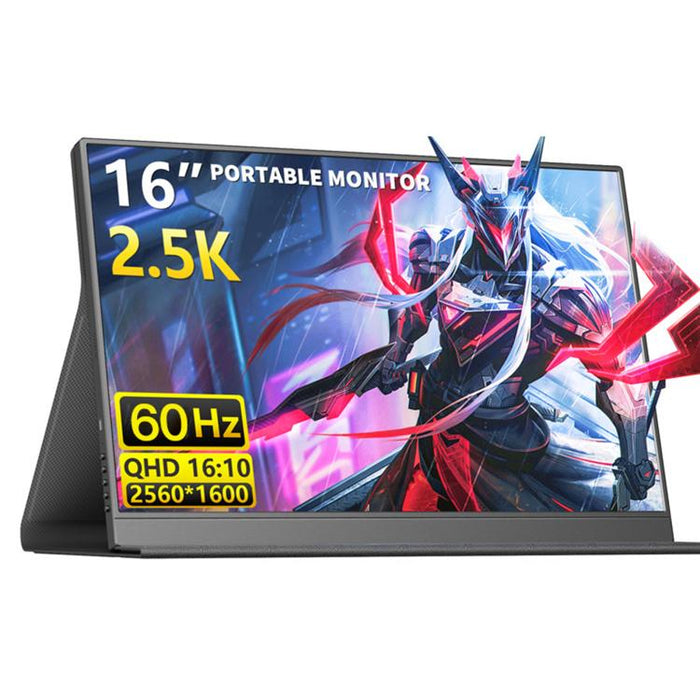 P160Q16BW 16" 2.5K 60Hz Portable Monitor – Gaming Extended Screen
