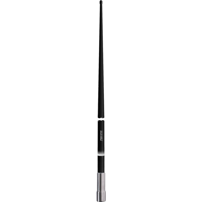 Pacific Aerials P6124 VHF 2.5m Longreach Pro colinear antenna in black