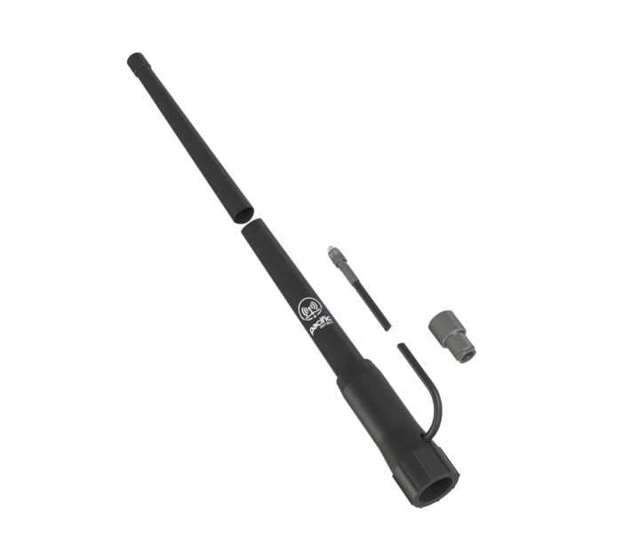 Pacific Aerials P6603 VHF 1.8m SeaMaster antenna in black