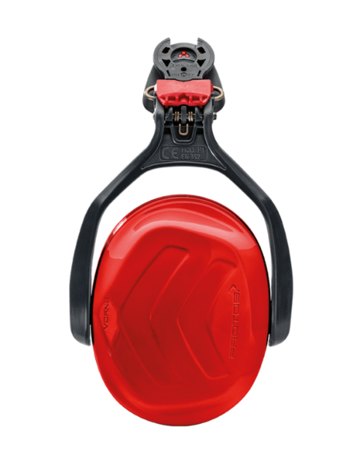 Protos Hearing Protection ear muff, Red