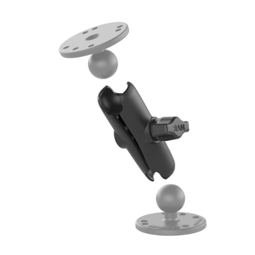 ram double socket arm with plates