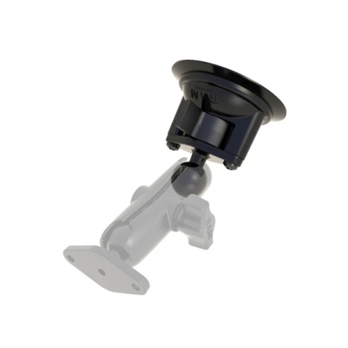 ram suction cup 1" pictured with an arm
