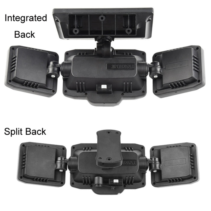 Remote Control Solar Wall Light with LED Triple Rotation and Sensor Flood Light