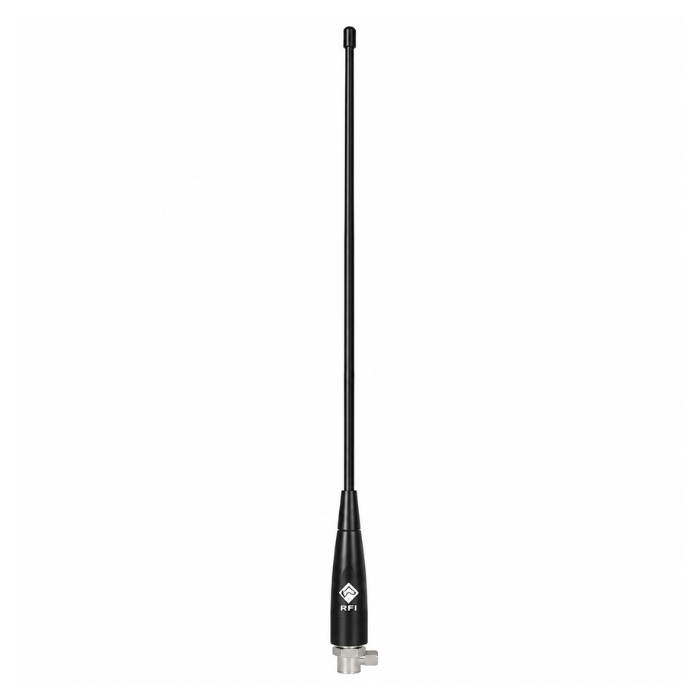 RFI CD61-4552-00 black flexible moulded UHF Mopole replacement whip, product view