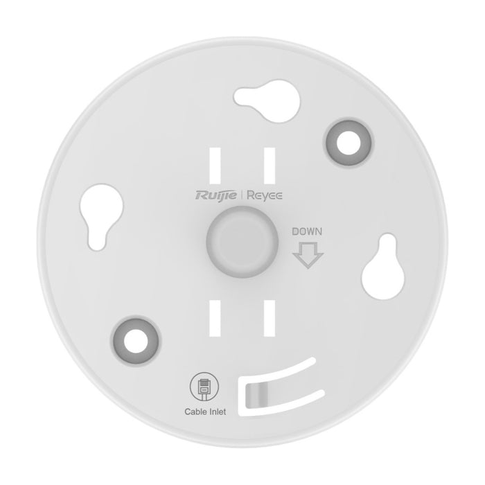 Ruijie Reyee RAP2266 circular ceiling access point, underside mounting view