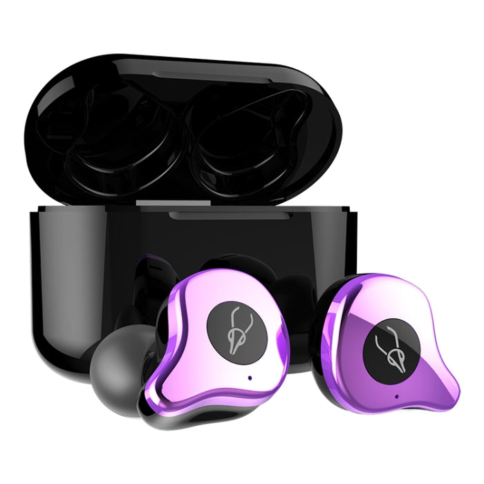 Sabbat E12 Bluetooth 5.0 Wireless Earbuds - Noise Reduction In-Ear Sports Headphones with Wireless Charging Case