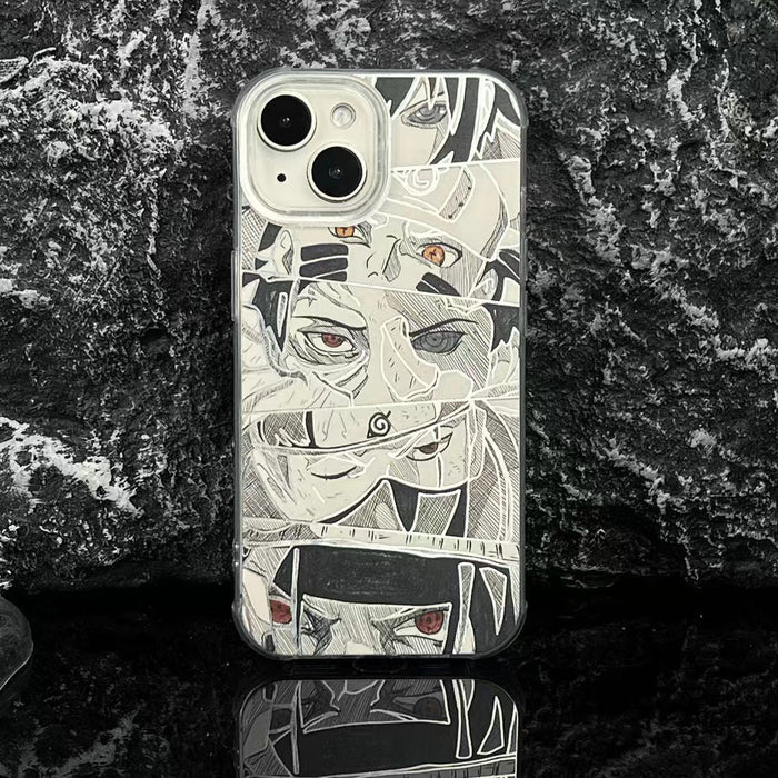 Sasuke/Itachi iPhone silicone crash-resistant phone case