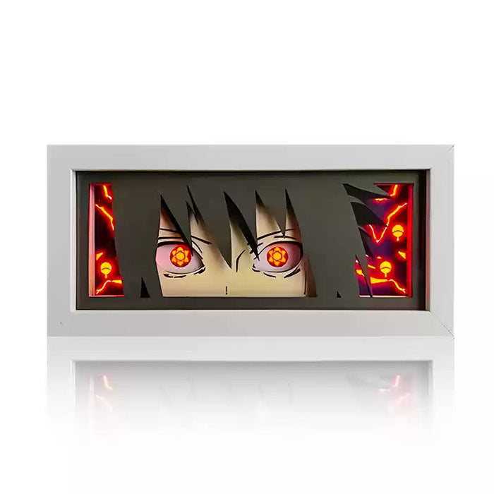 Sasuke/Kakashi/Obito/Itachi 3D Paper Sculpture Night Light - Light up the world of anime!