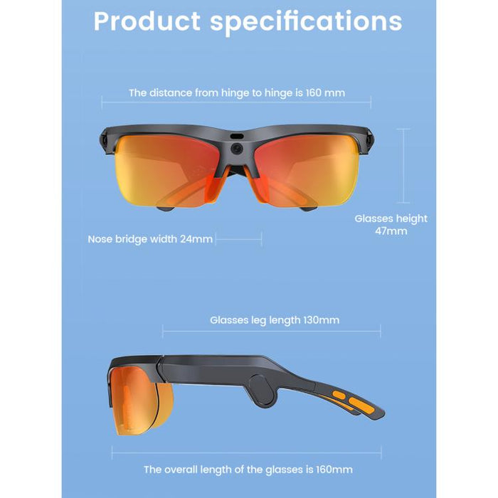 Smart Cycling Glasses with Camera – Capture Your Adventures Hands-Free