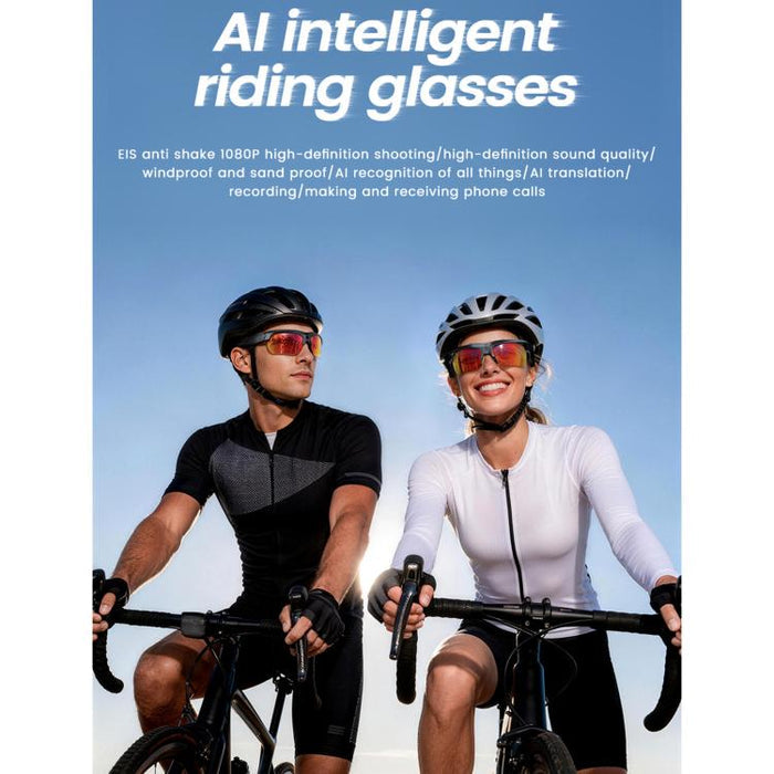 Smart Cycling Glasses with Camera – Capture Your Adventures Hands-Free