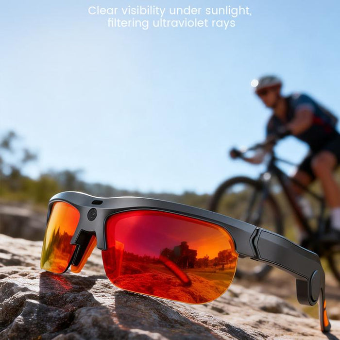 Smart Cycling Glasses with Camera – Capture Your Adventures Hands-Free