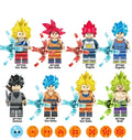 Son Goku/Bejīta Yonsei Figure Building Block Assembly Toy