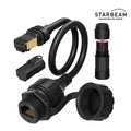 STARBEAM Starlink Gen3 Waterproof Ethernet Extension Cable 50cm, sealed connectors
