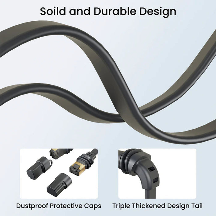 STARBEAM Starlink Gen3 Ethernet Cable Flat 10m, connector detail