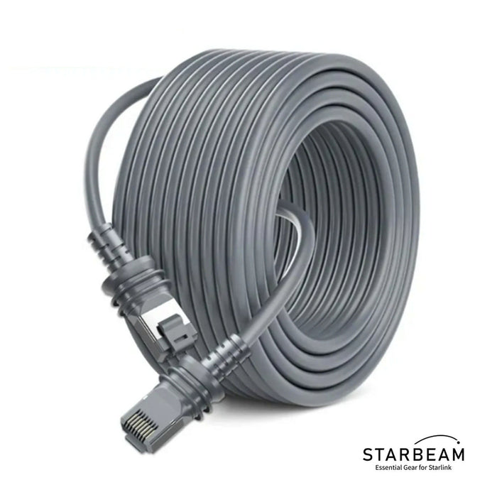 STARBEAM Starlink Gen3 Outdoor Ethernet Cable 30m, weatherproof cable with RJ45 connectors