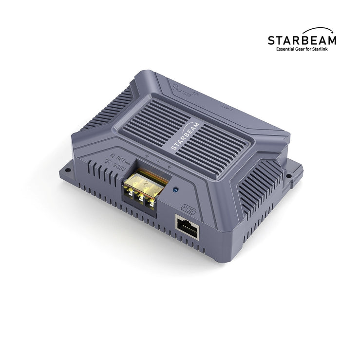 STARBEAM Starlink Gen3 Standard DC to PoE Power Converter with USB, injector unit