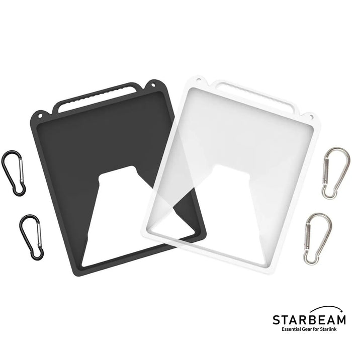 STARBEAM Starlink Mini Silicone Protective Cover with Hang Hooks, white, fitted
