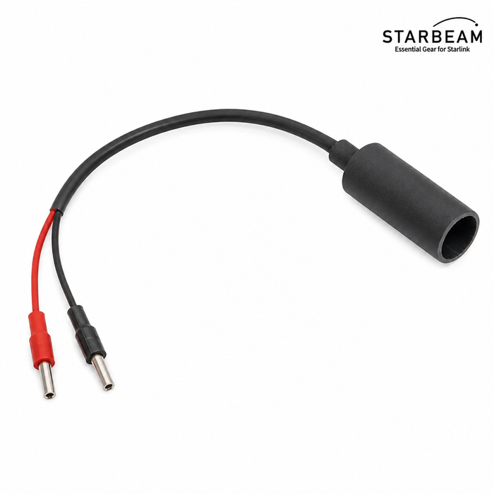STARBEAM Starlink Mini power cable, 30cm, waterproof gland to bare wire terminals