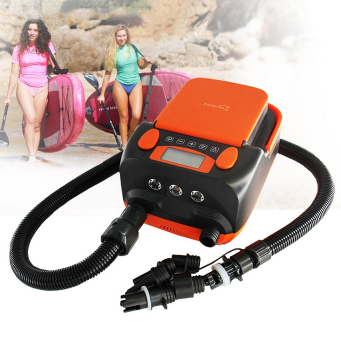 STERMAY Paddle Board Air Pump with 16PSI LCD Display for Quick Inflation