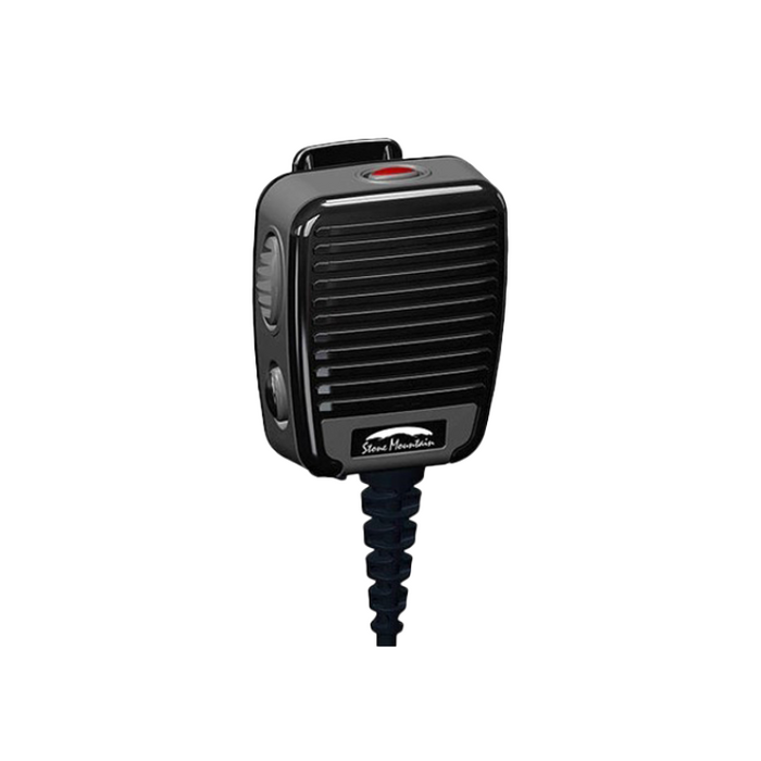 stone mountain remote speaker microphone with emergency button