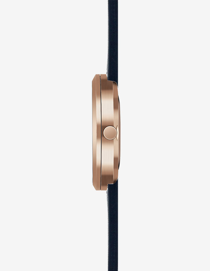 Navy minimalist watches men