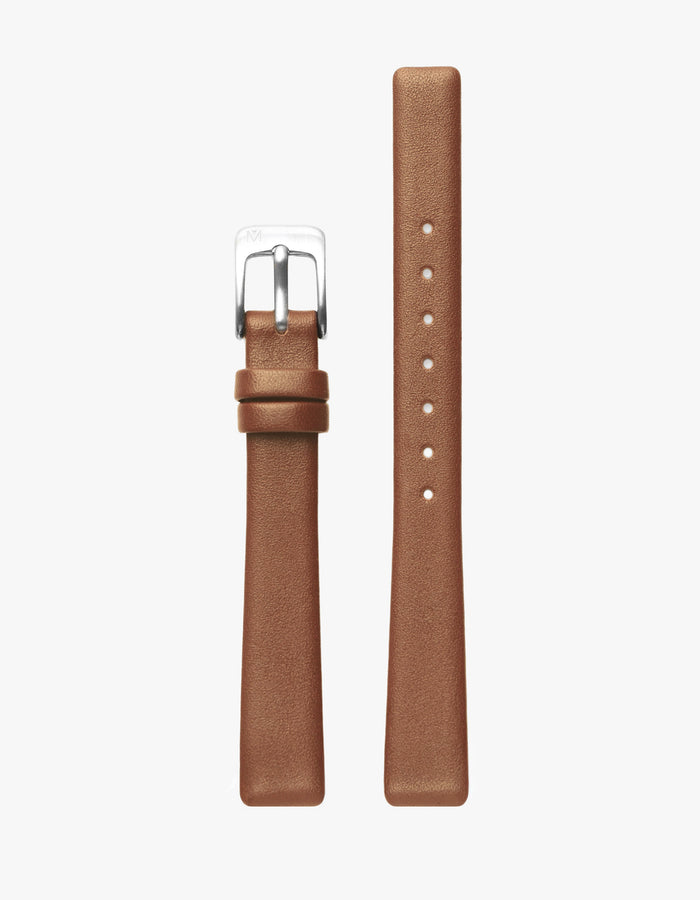 Symmetria Series - Brown Leather Watch Strap