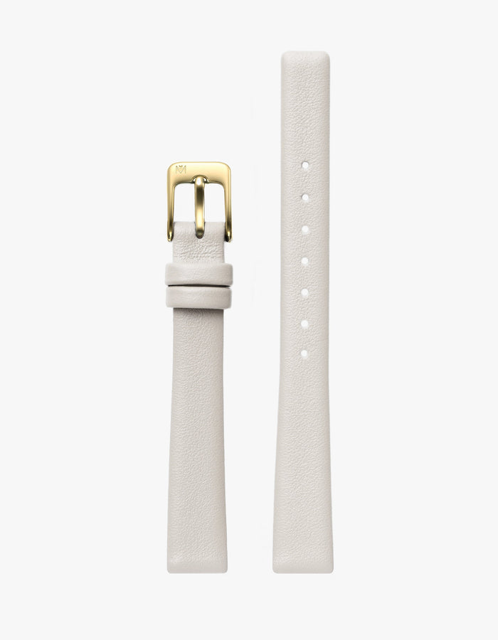 Symmetria Series - Offwhite Leather Watch Strap
