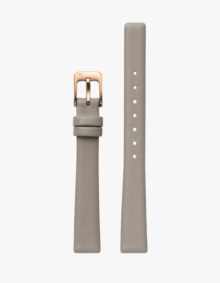Symmetria Series - Taupe Leather Watch Strap