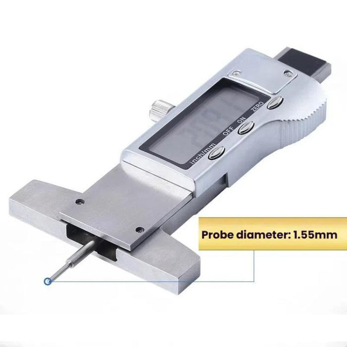 Syntek Digital Tire Tread Depth Gauge - Electronic Display Caliper for 0-25mm Measurement