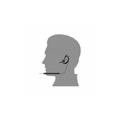 Ear-bud C-hook Right Angle Jack