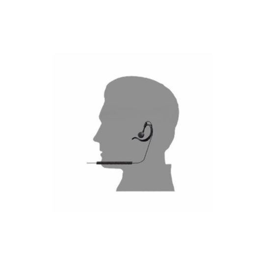 Ear-bud C-hook Right Angle Jack