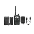 uniden uh825 single handheld radio complete set