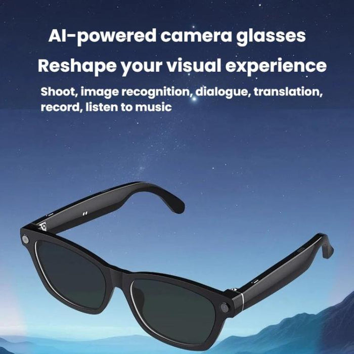 V03-T6 Smart Glasses 8MP Camera – Video, Audio Recording & AI Translation