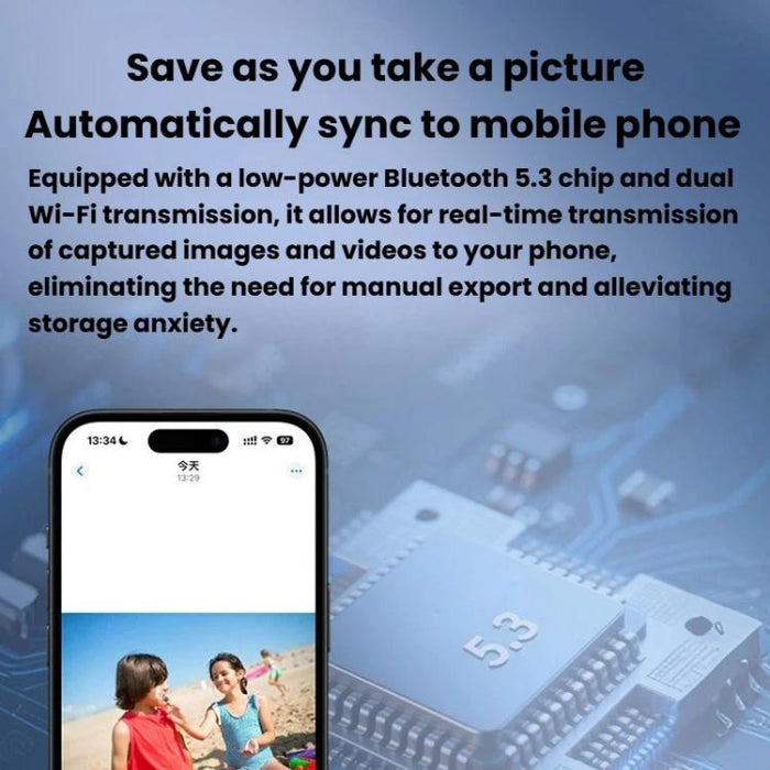 V03-T6 Smart Glasses 8MP Camera – Video, Audio Recording & AI Translation