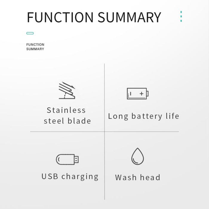 VGR V-071 Cordless Hair Clipper — USB Rechargeable