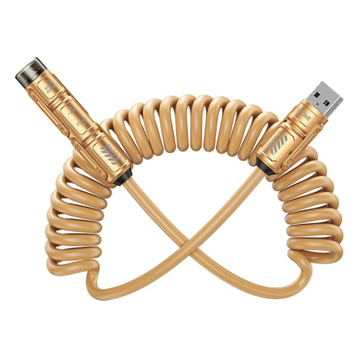 WK WDC-80 240W Car Charging Data Cable with Safety Hammer