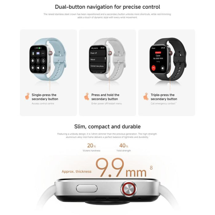 Xiaomi Redmi Watch 6 – 2.07" AMOLED, 5ATM, Heart Rate & Blood Oxygen