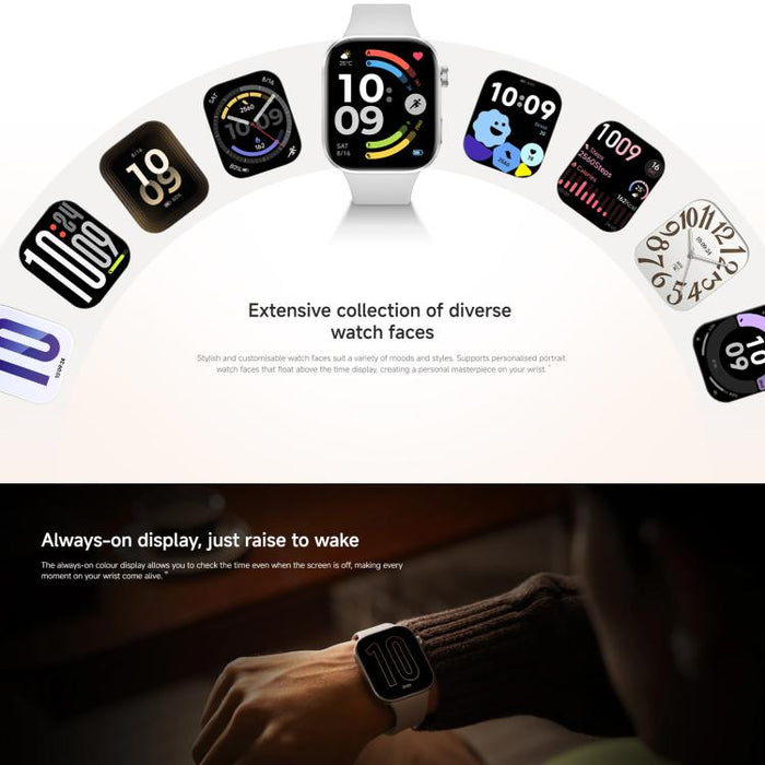Xiaomi Redmi Watch 6 – 2.07" AMOLED, 5ATM, Heart Rate & Blood Oxygen