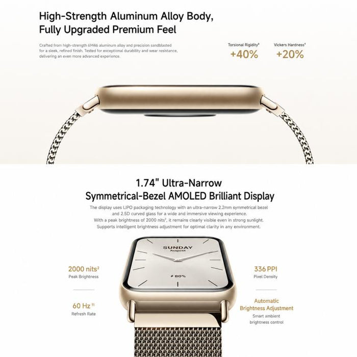 Xiaomi Smart Band 10 Pro – Health & Fitness Tracker with Style