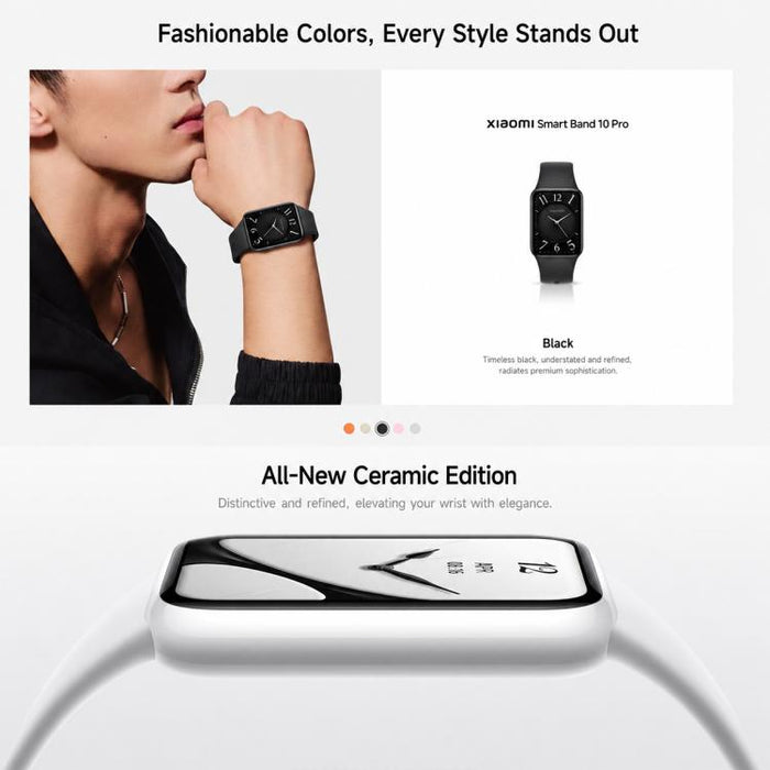 Xiaomi Smart Band 10 Pro – Health & Fitness Tracker with Style