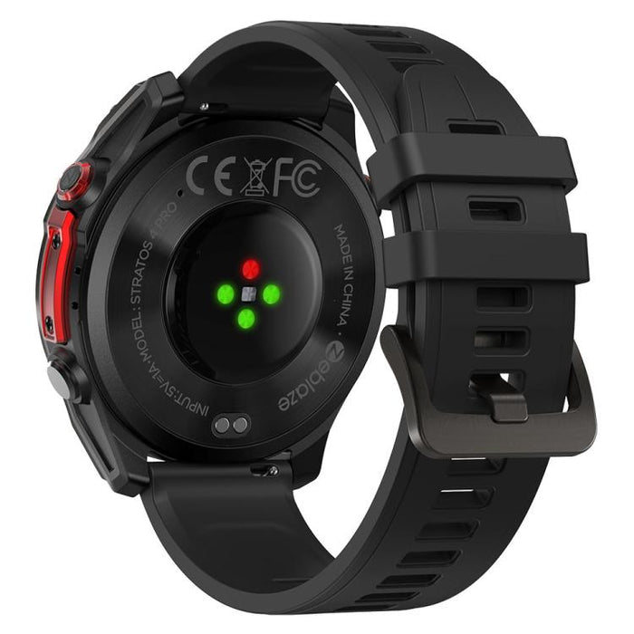 Zeblaze Stratos 4 Pro Rugged GPS Smart Watch – 1.43", 5 ATM/IP69K, Flashlight