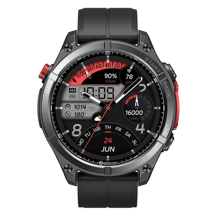 Zeblaze Stratos 4 Rugged GPS Smart Watch – 1.43", 5 ATM & IP69K