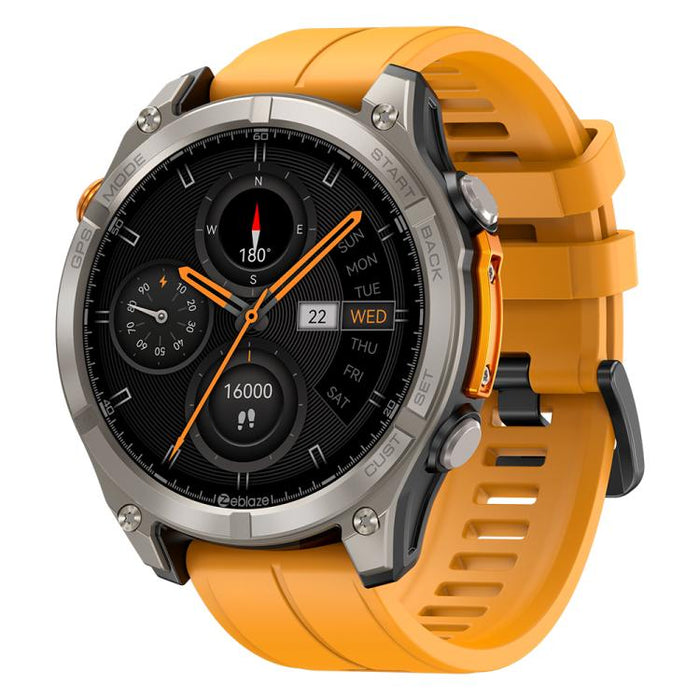 Zeblaze Stratos 4 Rugged GPS Smart Watch – 1.43", 5 ATM & IP69K